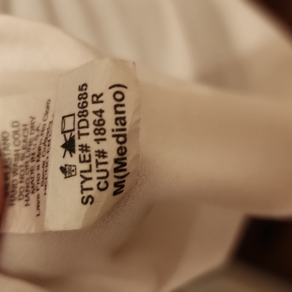 White halter top dress with balck accents - Picture 6 of 6